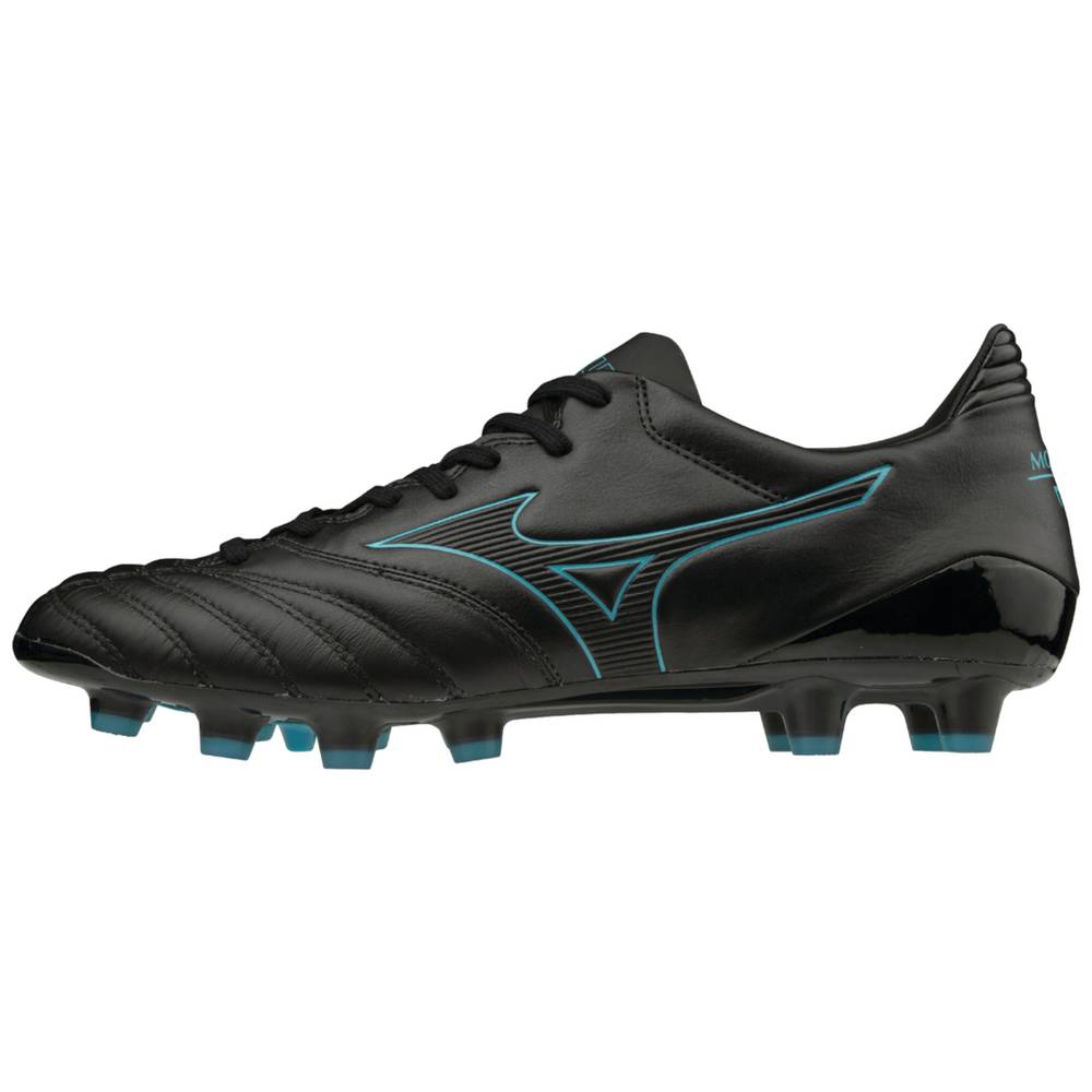 Panske Kopačky Mizuno Morelia Neo KL II Čierne/Modre Tyrkysové Vypredaj SVTL18645